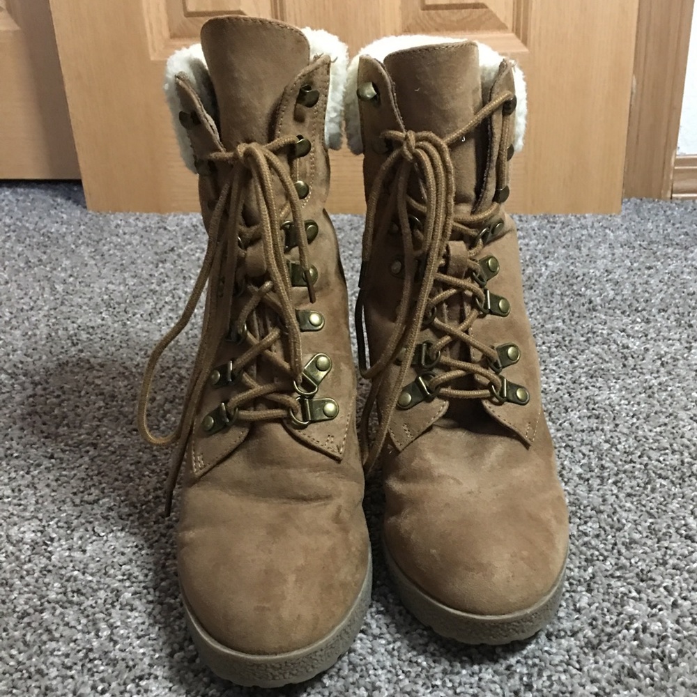 tan brash boots